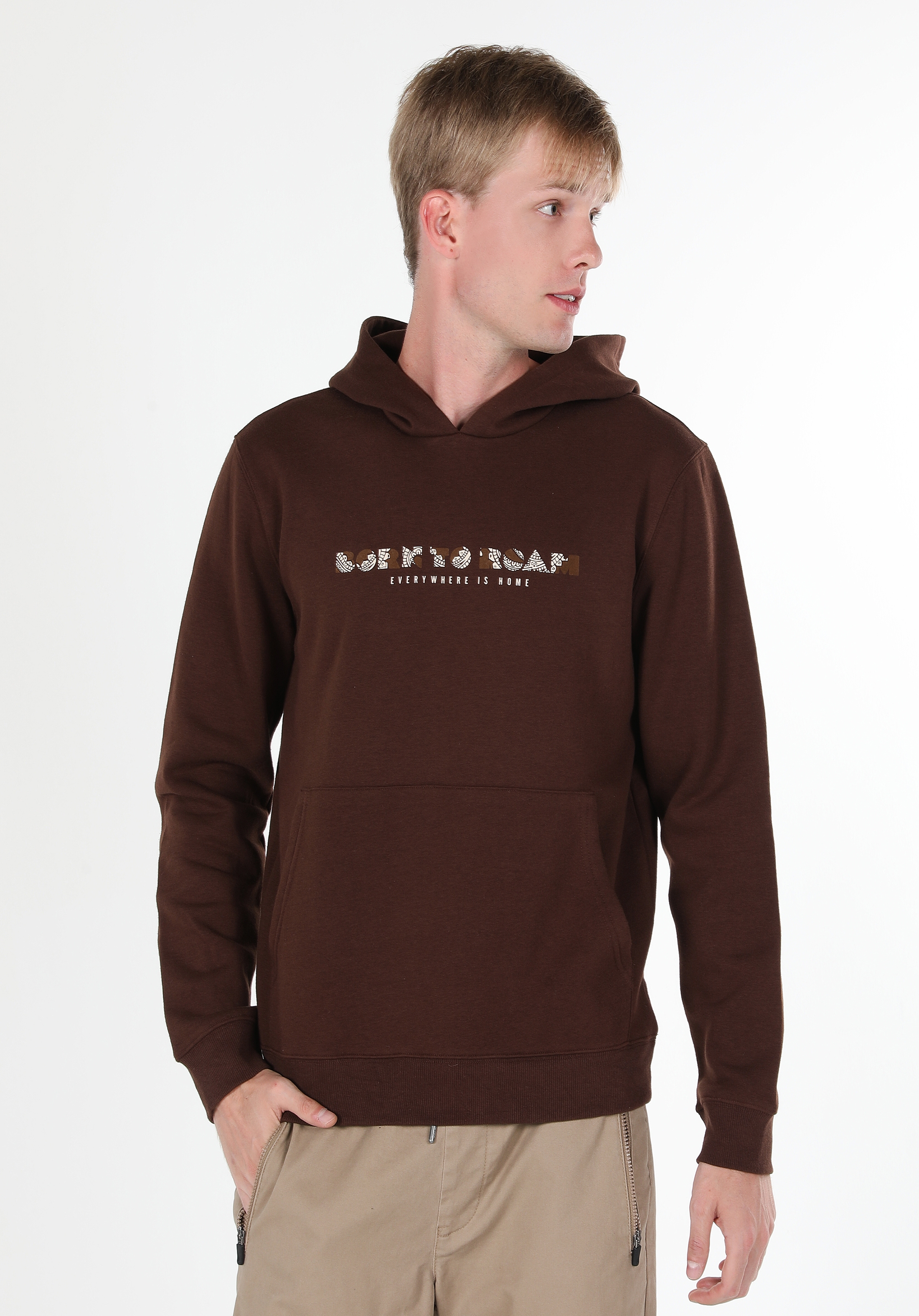 Kahverengi Erkek Sweatshirt