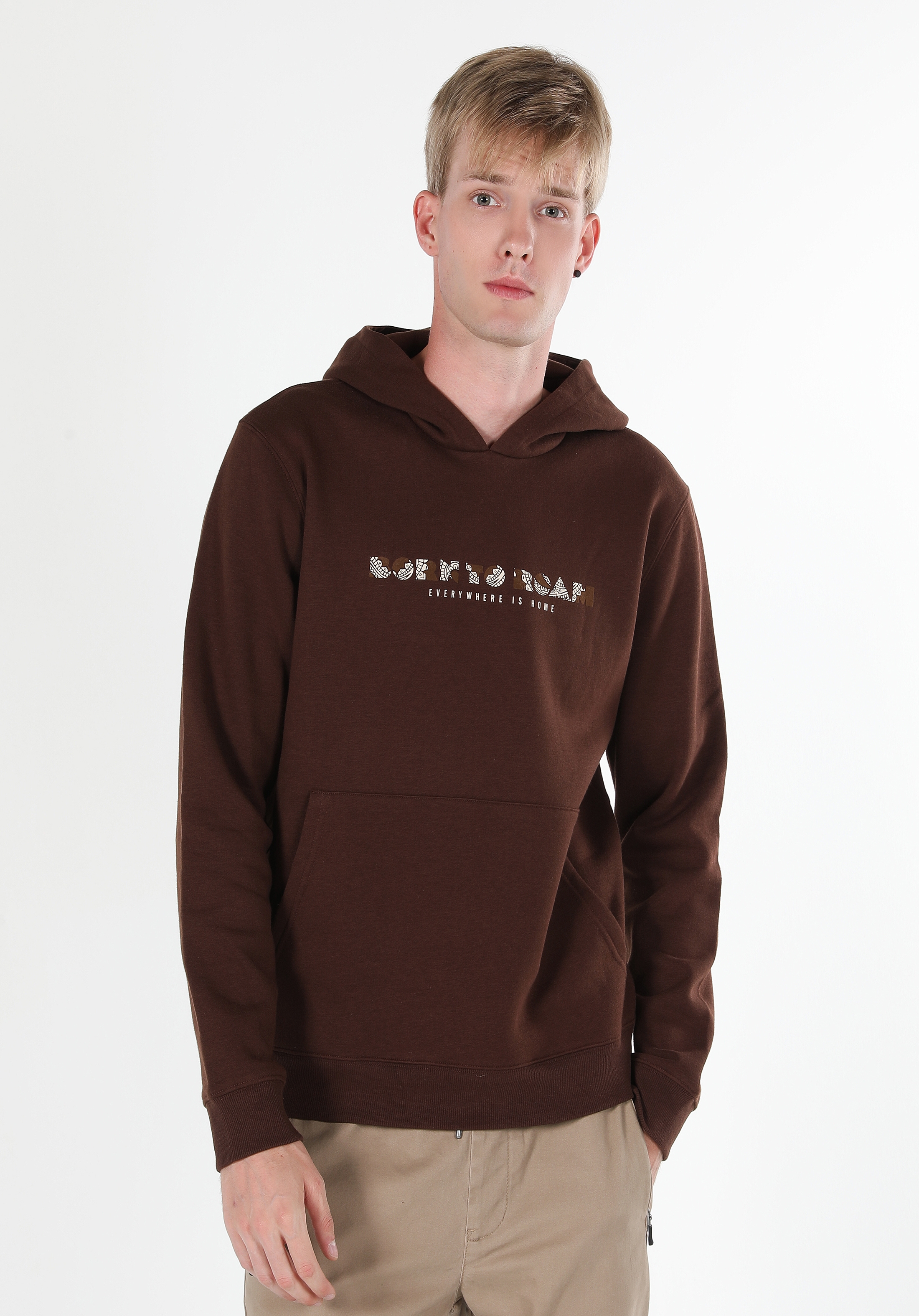 Kahverengi Erkek Sweatshirt