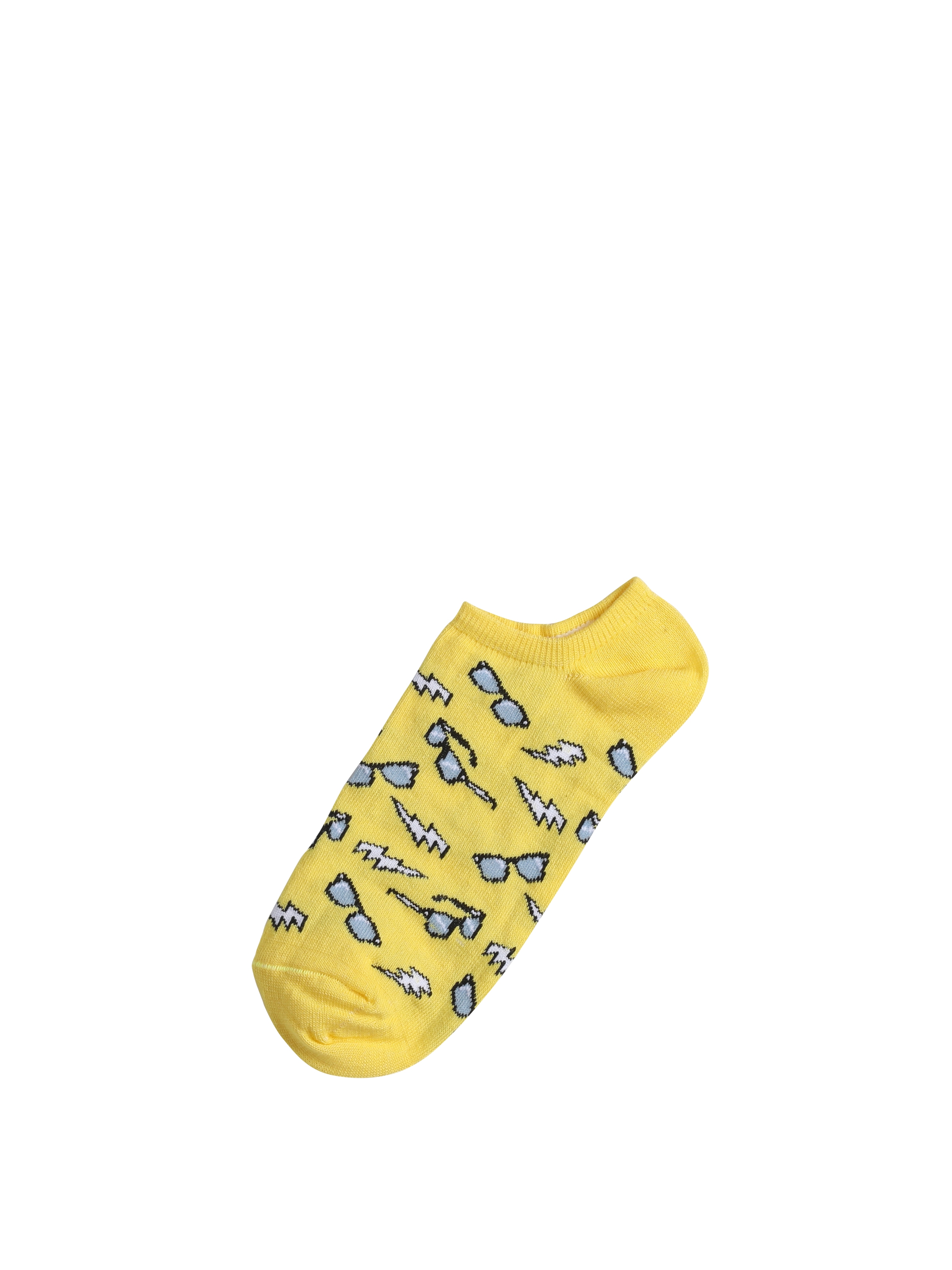 Baskılı Babet Erkek Sarı Çorap Cl1059315