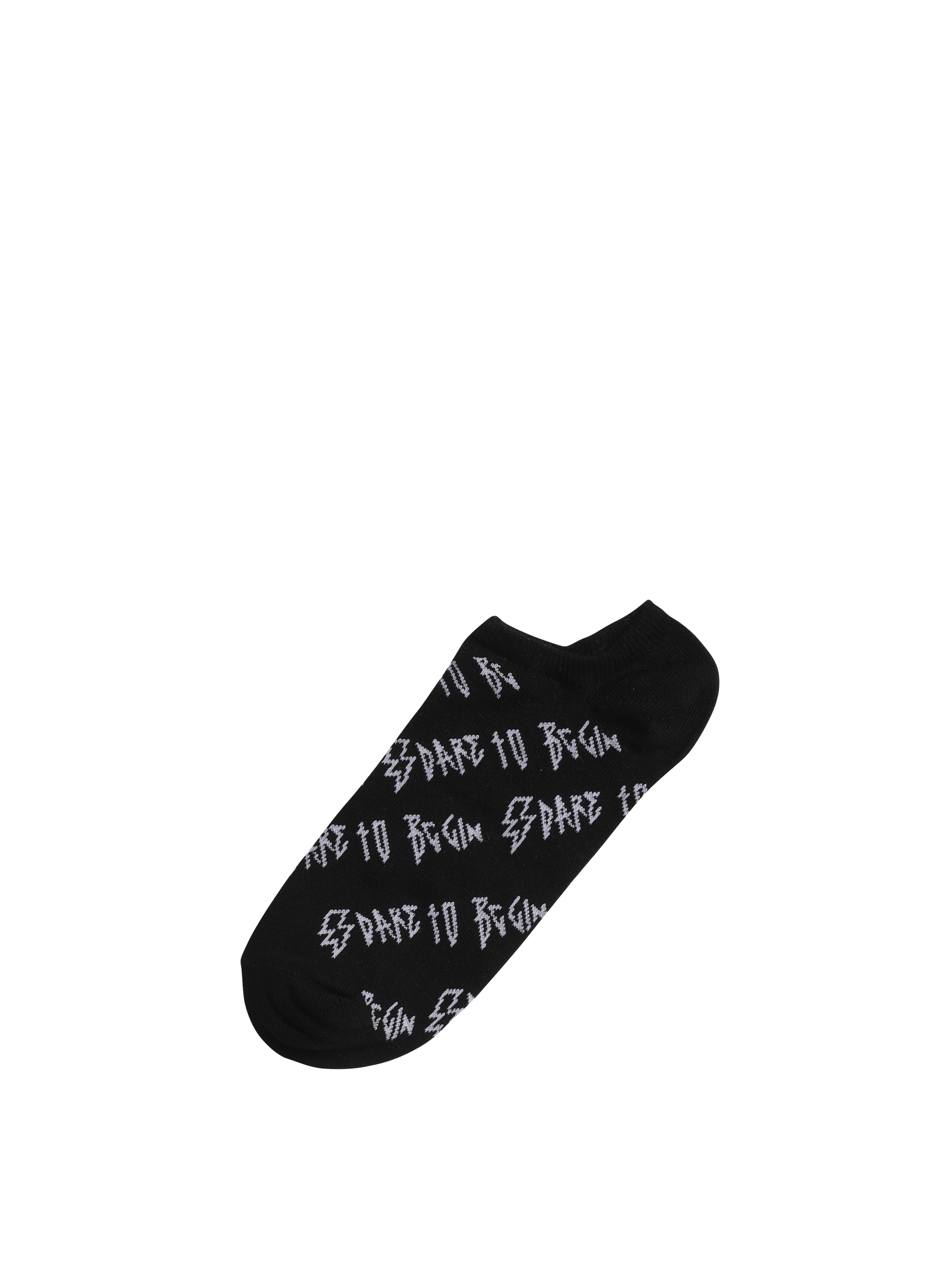 Baskılı Babet Erkek Siyah Çorap Cl1059303