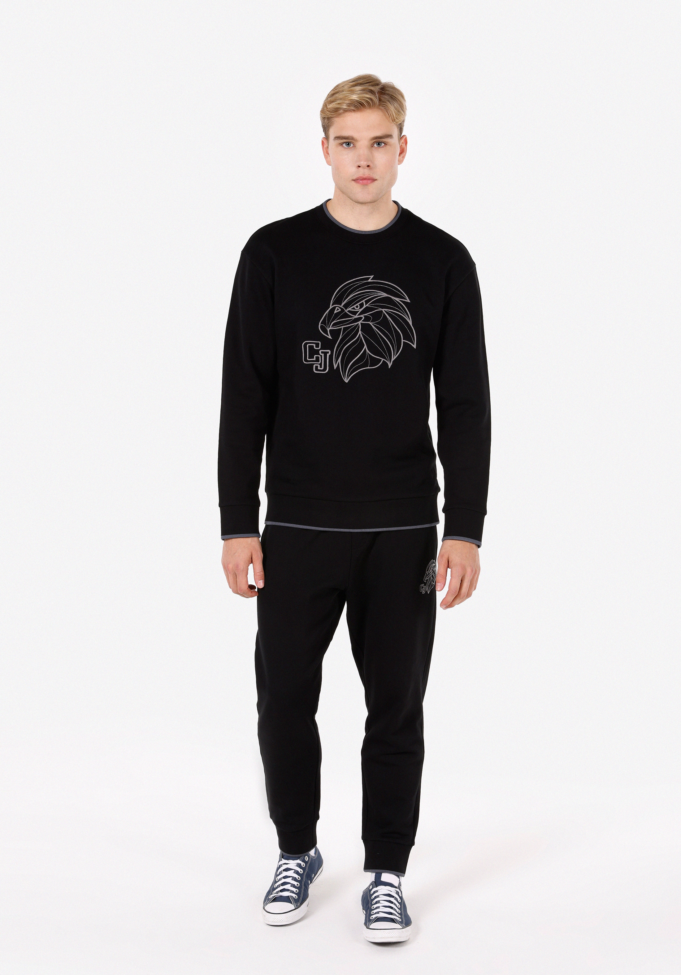 Siyah Erkek Sweatshirt