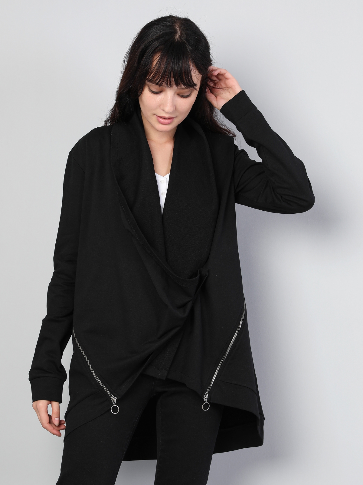  Comfort Fit  Kadın Siyah Ceket