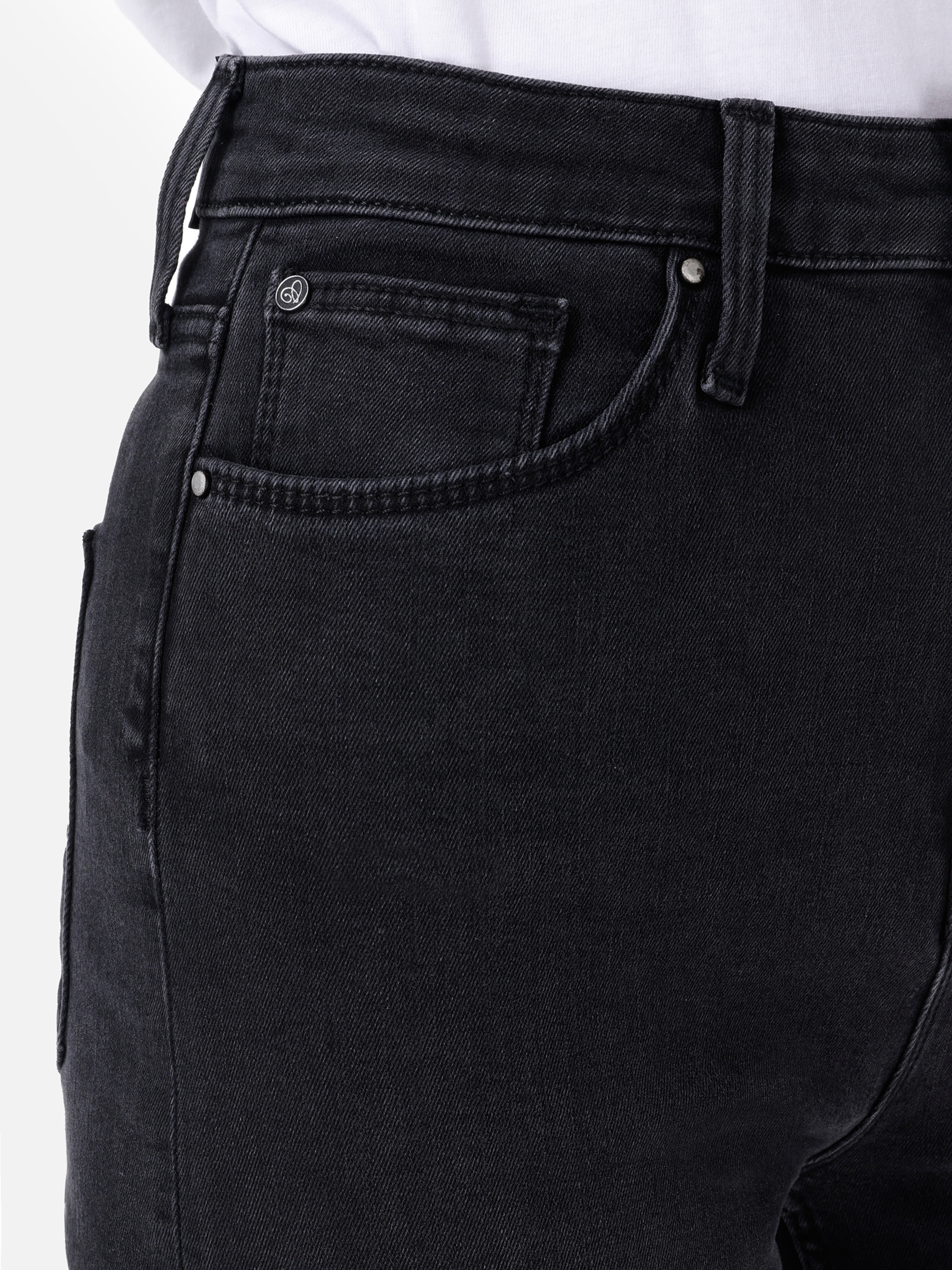 Regular Fit Normal Bel Geniş Paça Siyah Kadın Pantolon Cl1067199