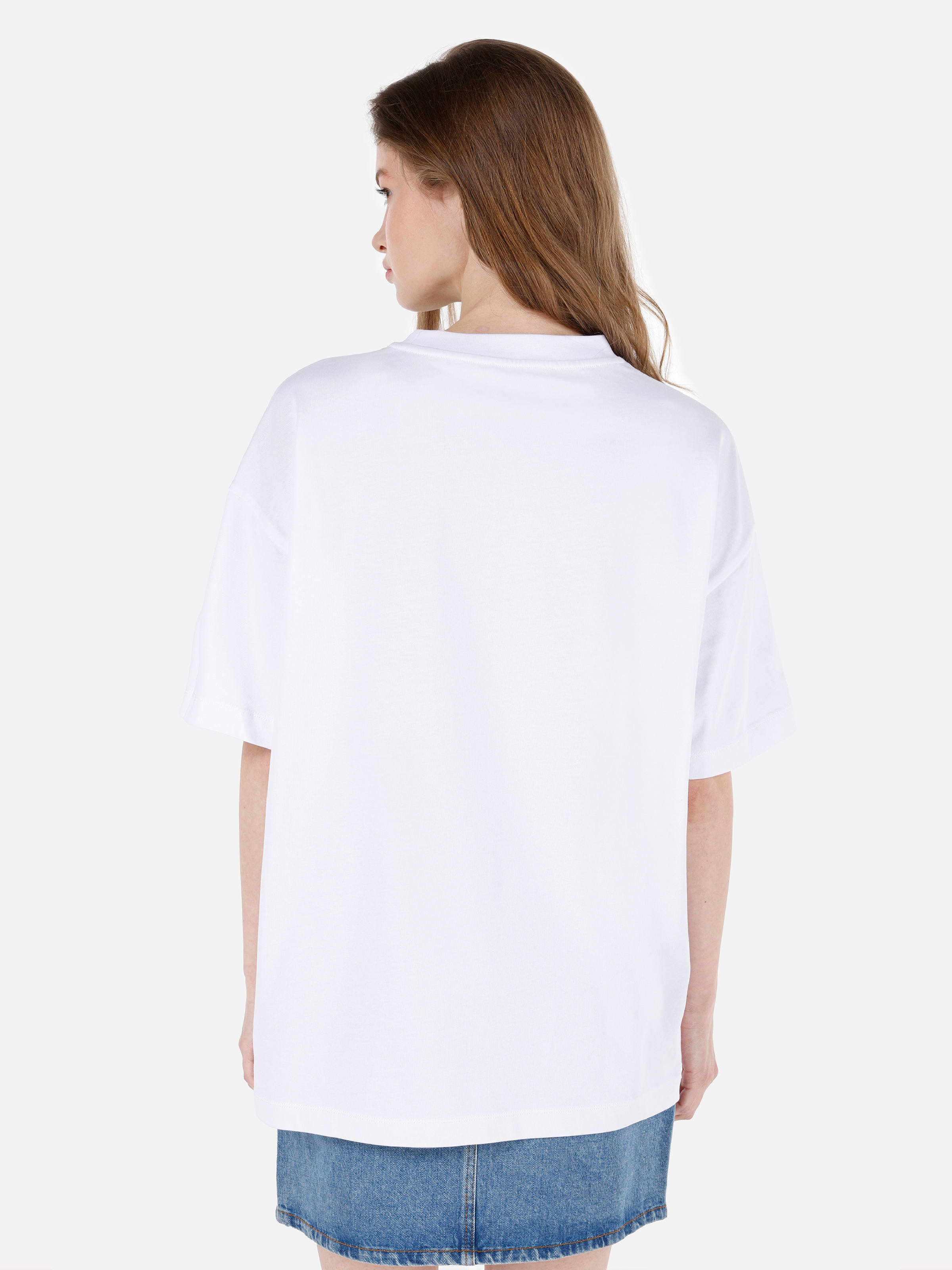 UNISEX Lilseb Sloganlı Beyaz Tişört