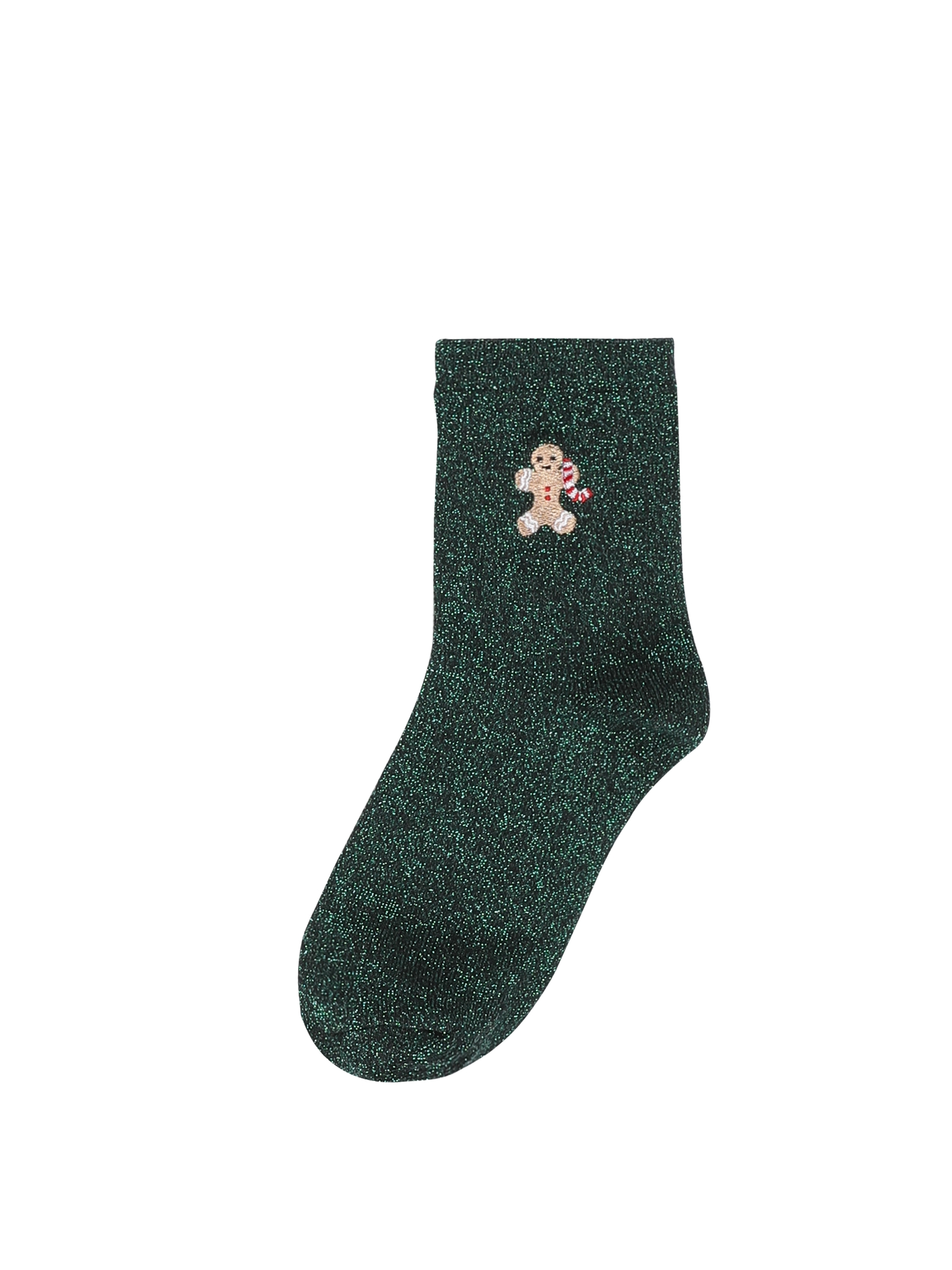Desenli Yeşil Kadın Çorap
