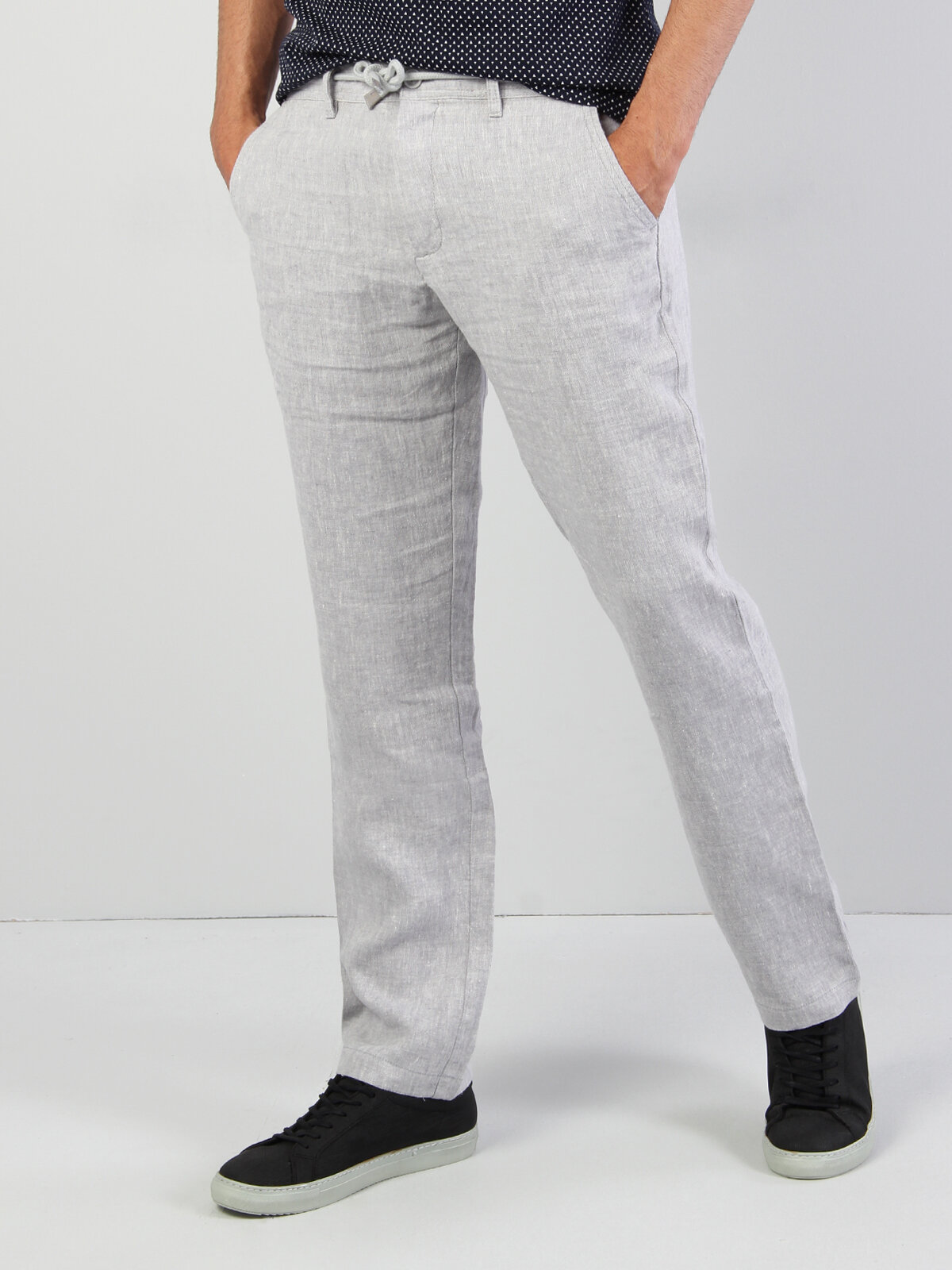 Colins Regular Fit Orta Bel Düz Paça Erkek Gri Pantolon. 1 Colins Regular Fit Orta Bel Düz Paça Erkek Gri Pantolon. 1