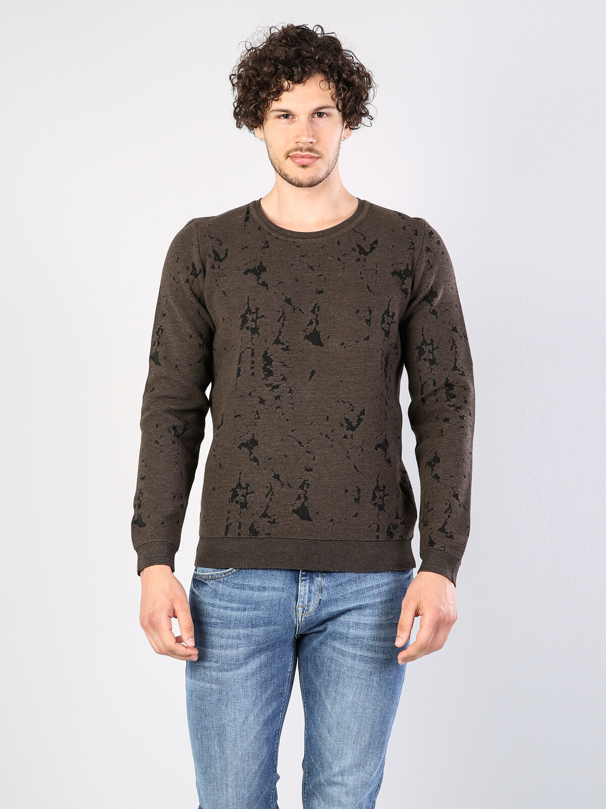 Colins Green Men Sweaters. 4