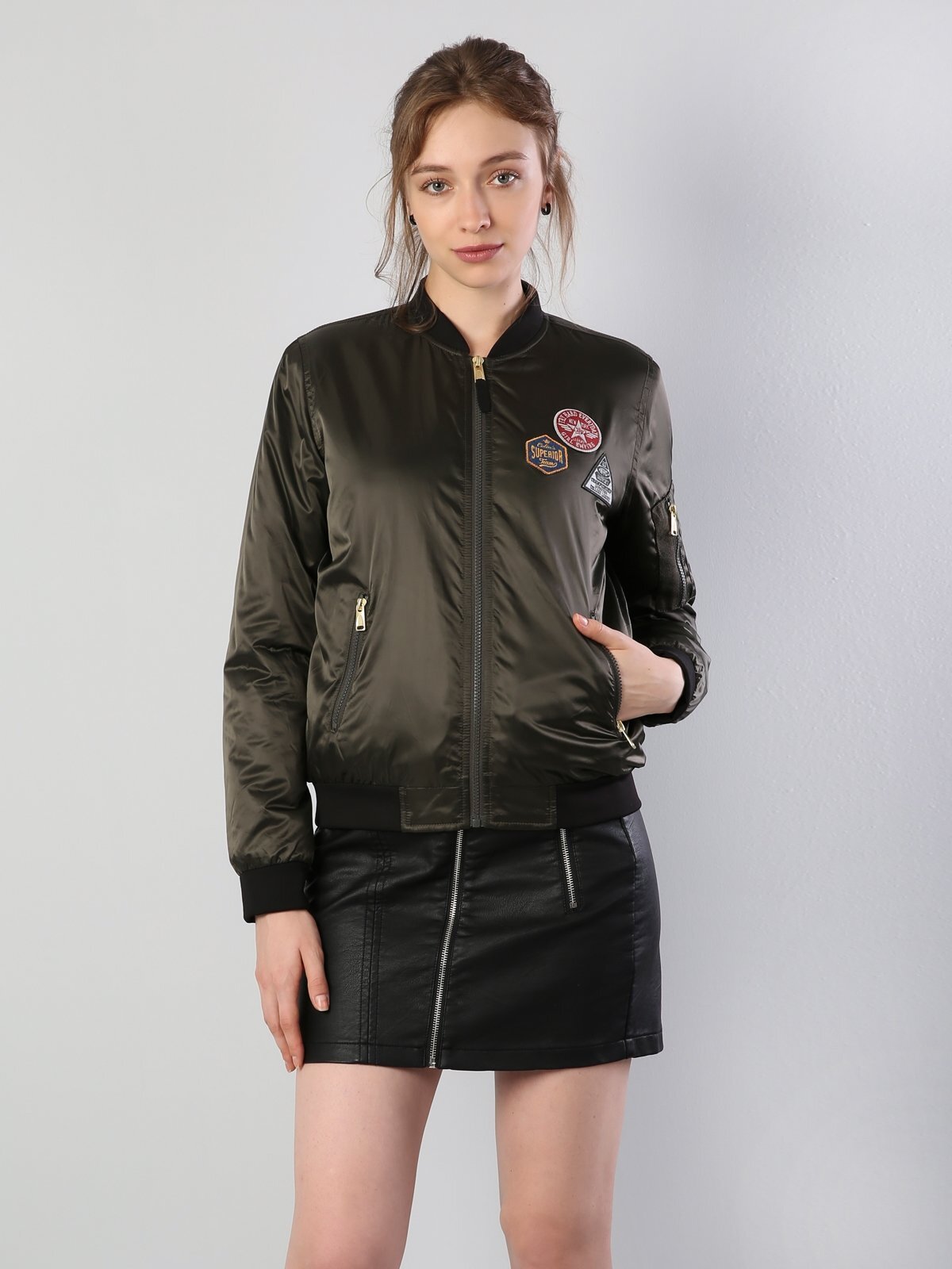 Colins Green Woman Jackets. 4