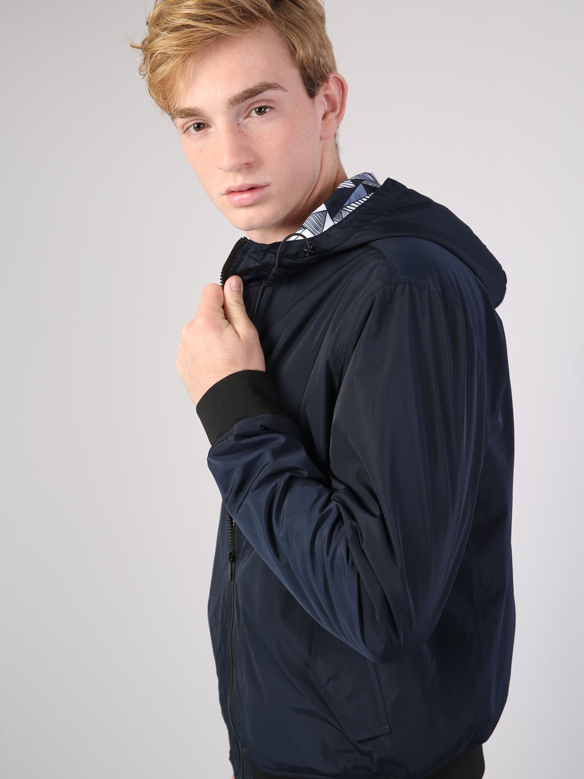 Colins - Navy Men Jackets