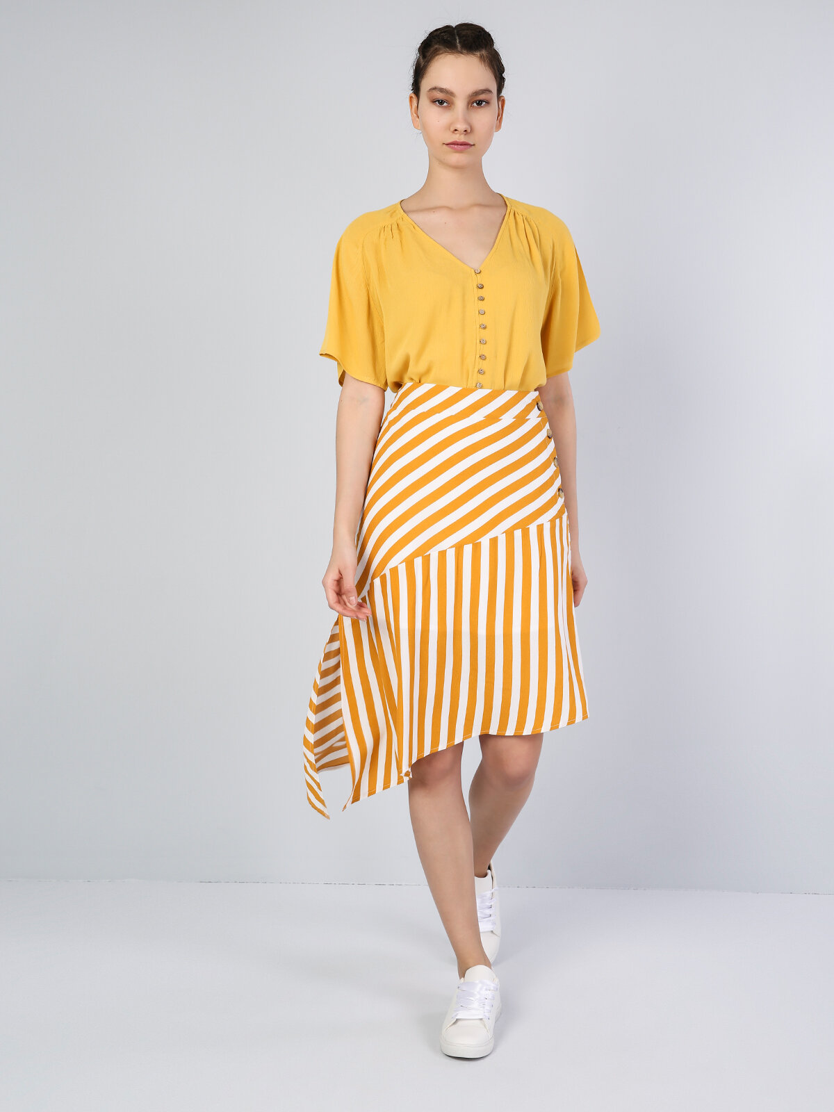Colins Yellow Woman Skirt. 3