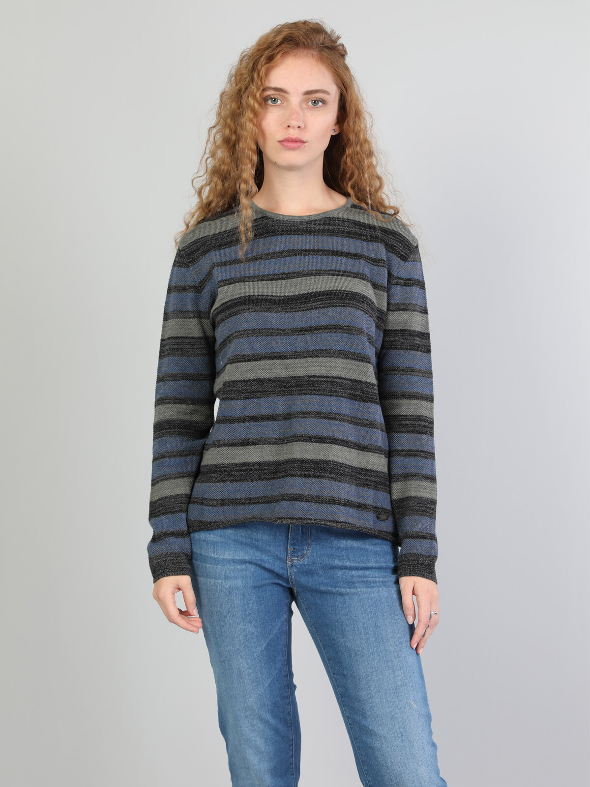 Colins Blue Woman Sweaters. 4
