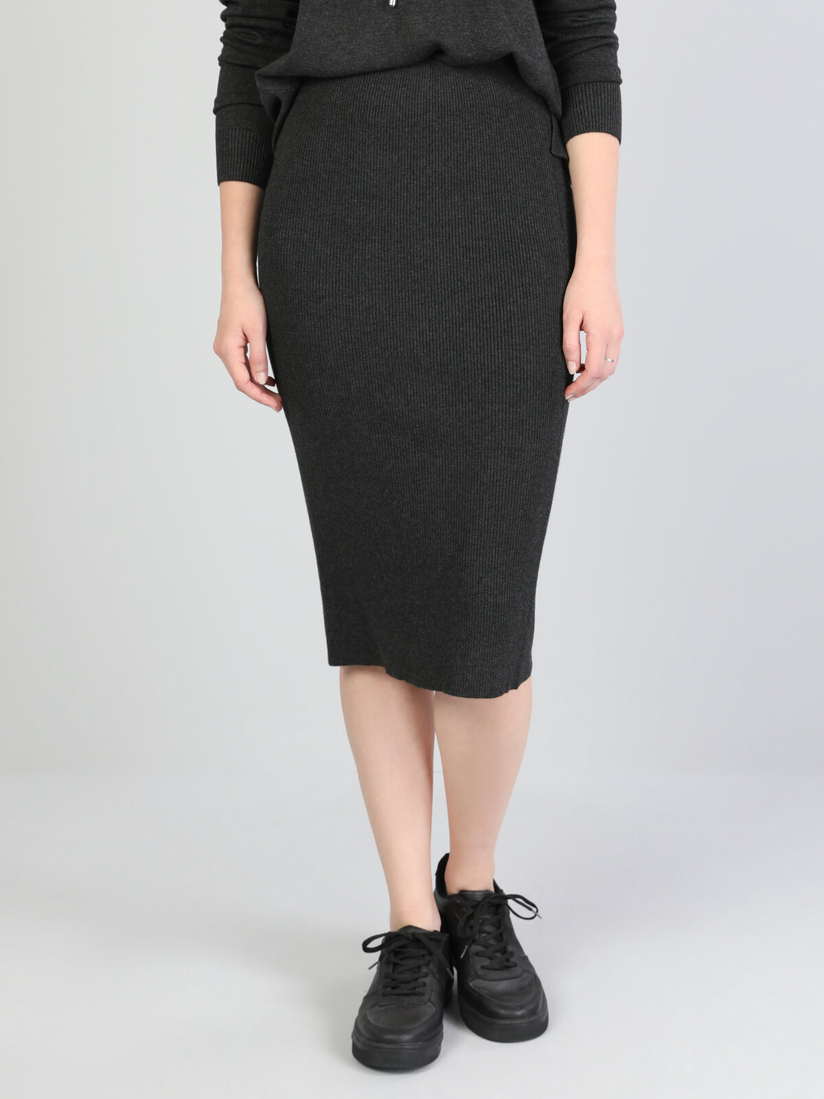 Colins Anthracıte Woman Skirt. 4