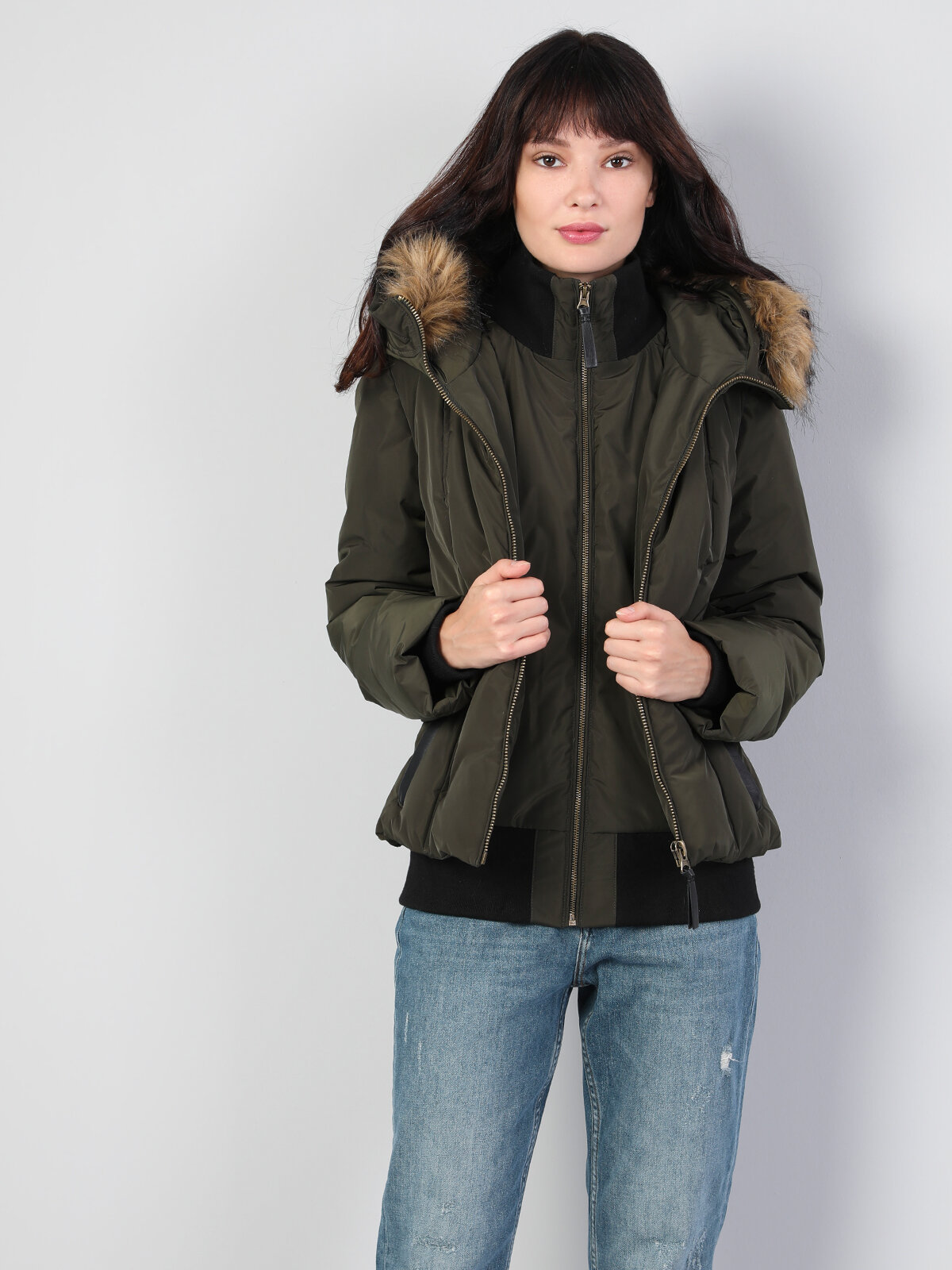 Colins Green Woman Jackets. 3