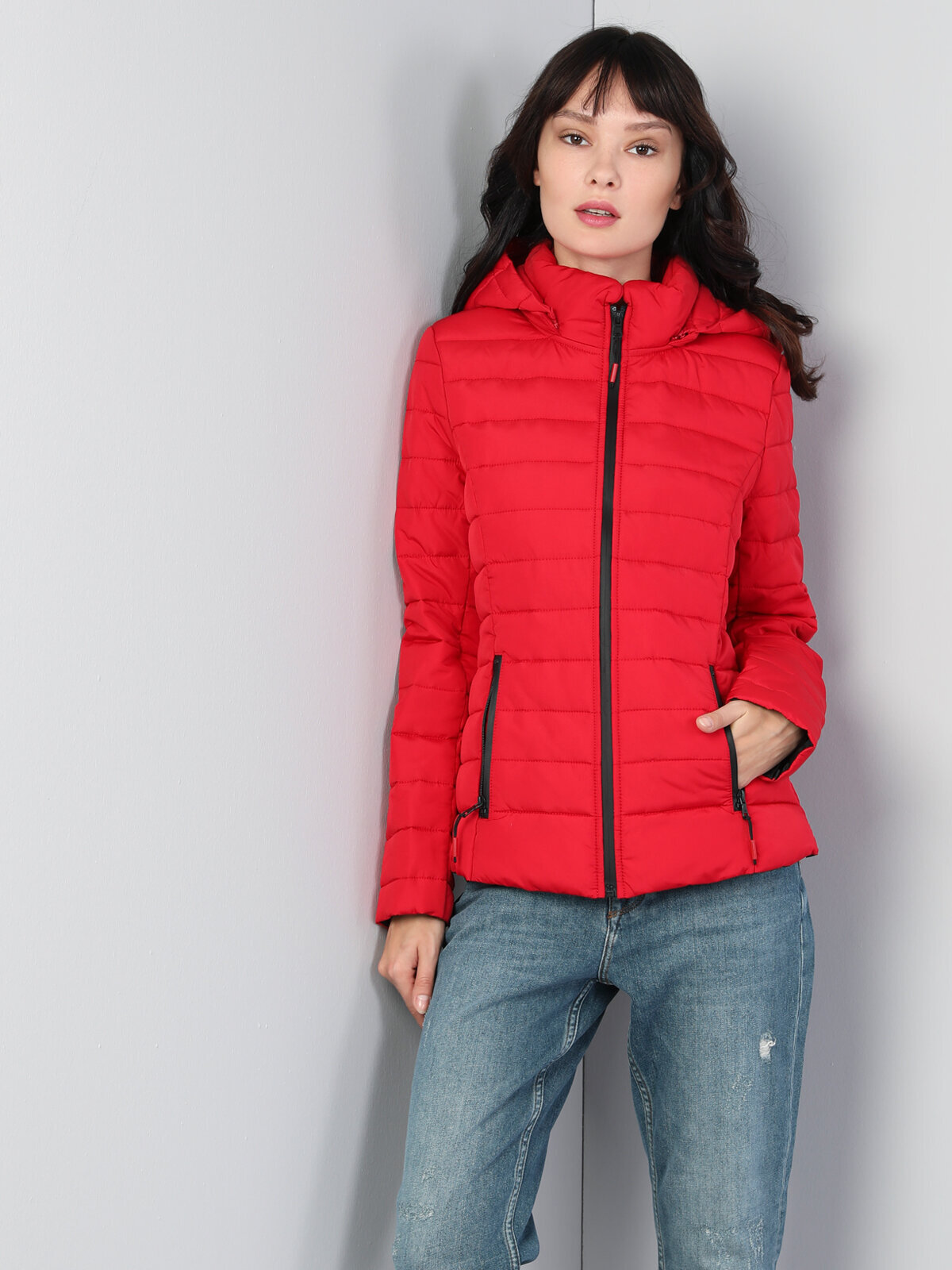 Colins Red Woman Jackets. 3