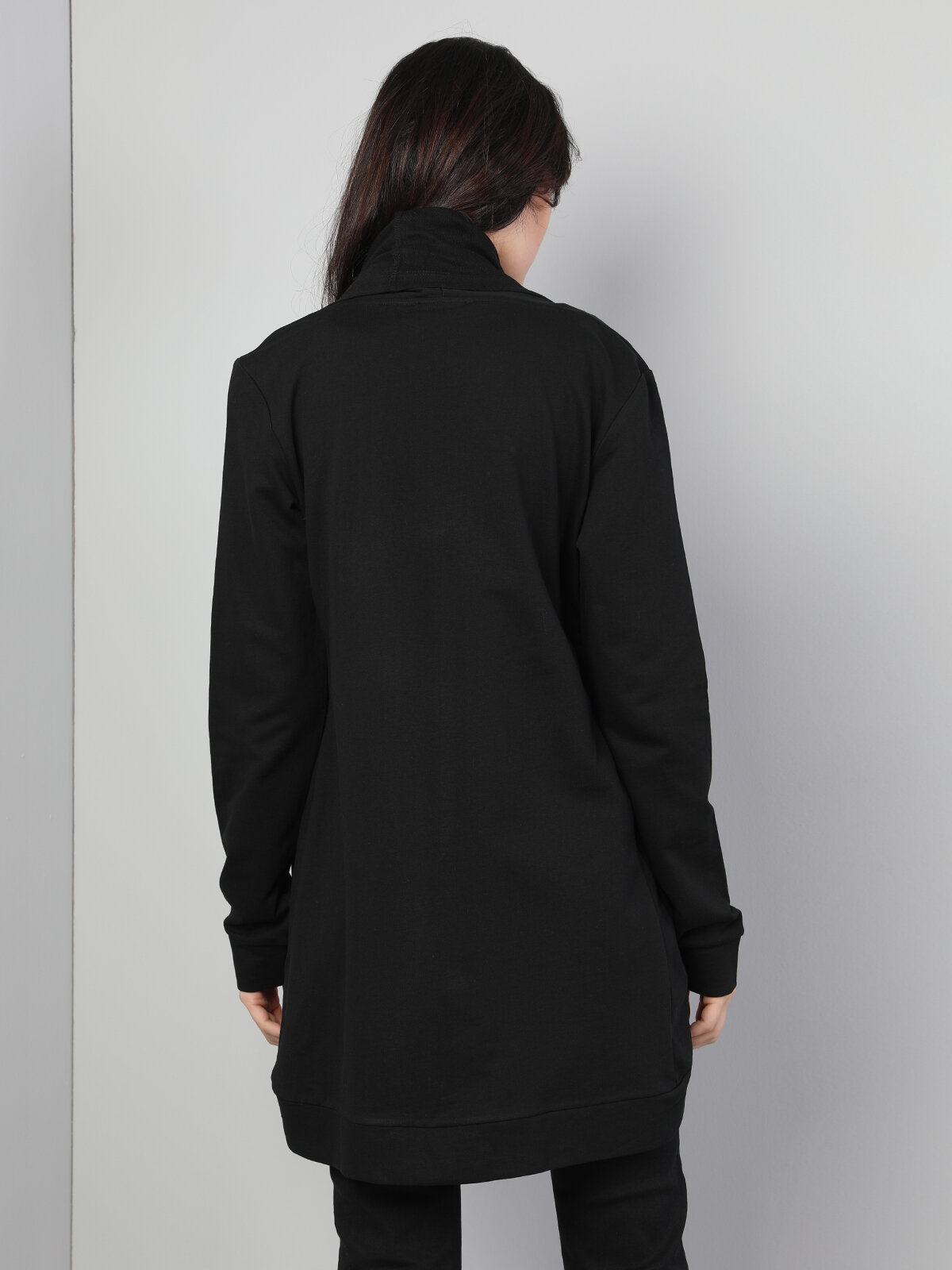 Colins Comfort Fit Kadın Siyah Ceket. 2