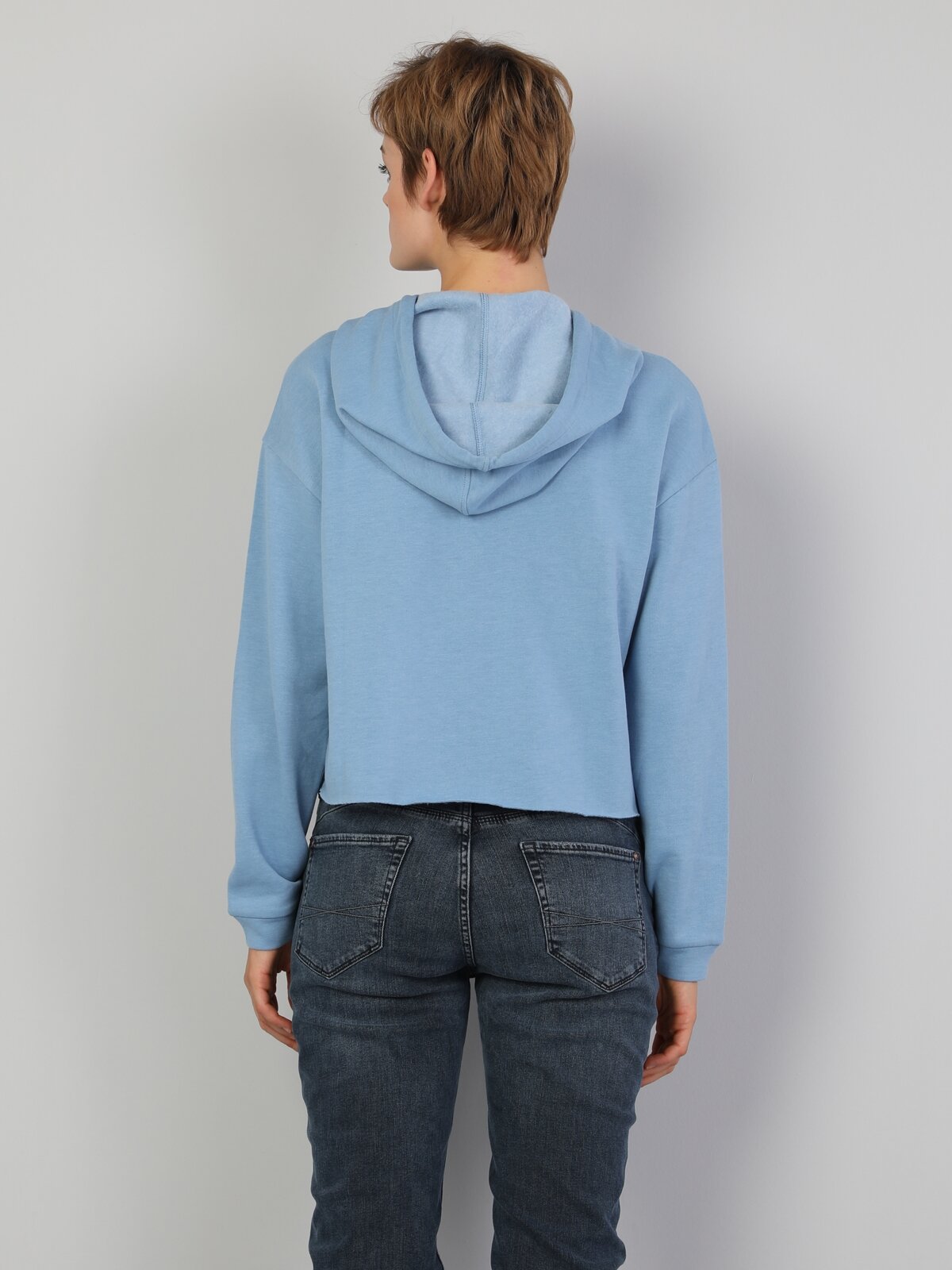Colins Blue Woman Sweatshirt. 2
