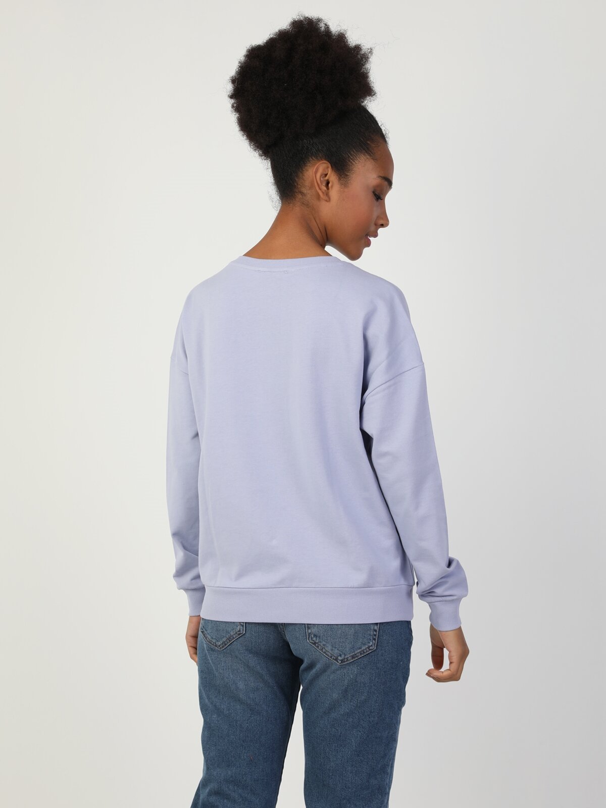 Colins Purple Woman Sweatshirt. 2