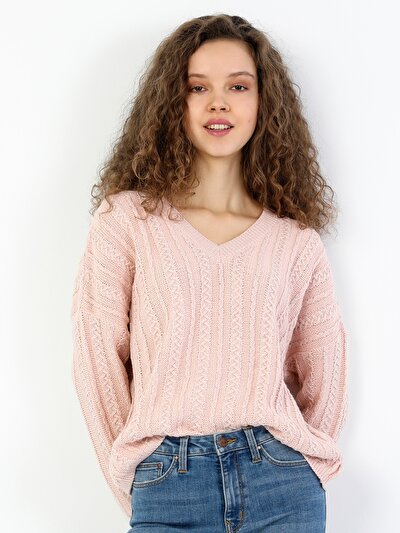 Colins Pınk Woman Sweaters. 1