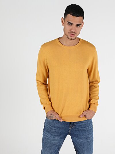 Colins Yellow Men Sweaters. 2