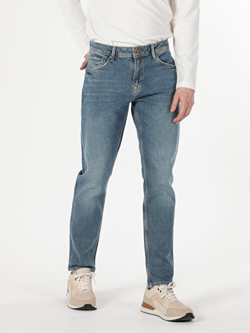 067 Jack Normal Kesim Normal Bel Daralan Paça Mavi Erkek Pantolon - Product  | Colin's