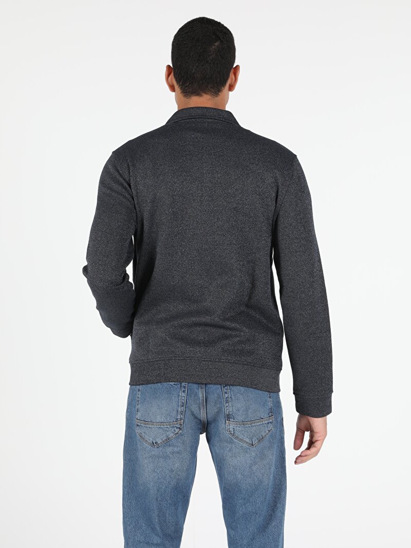 Slim Fit Erkek Lacivert Ceket