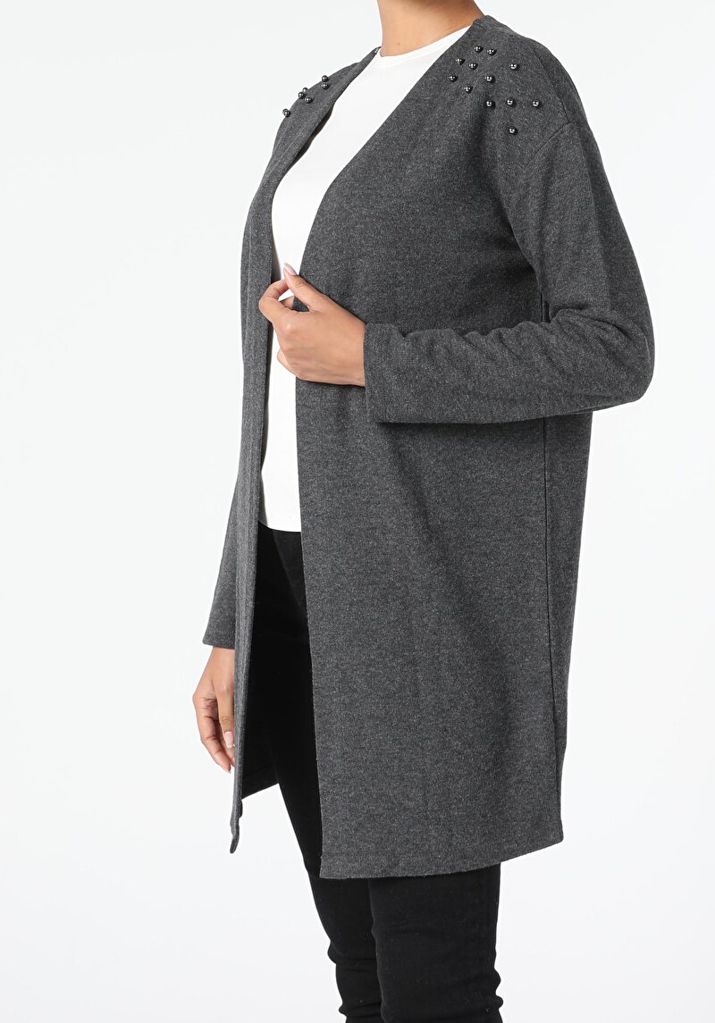 Comfort Fit Kadın Antrasit Ceket