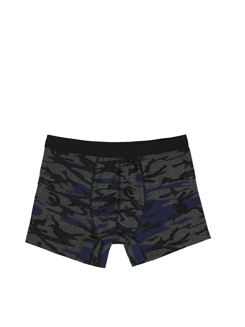Modern Fit Baskılı Erkek Çok Renkli Boxer