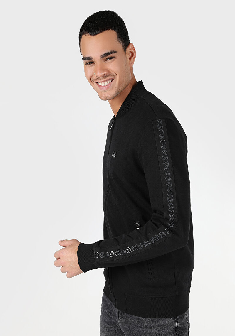 Slim Fit Erkek Siyah Ceket