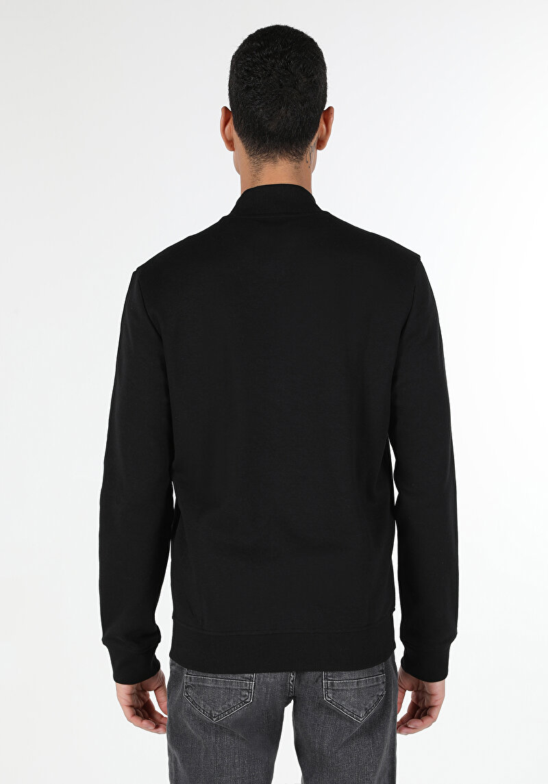 Slim Fit Erkek Siyah Ceket