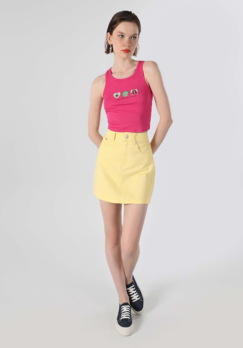 Regular Fit Kadın Pembe Atlet