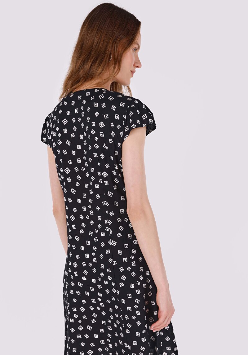 Slim Fit Kadın Siyah Elbise