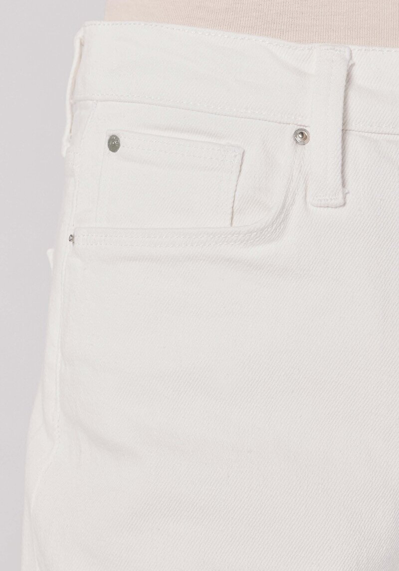 Mom Short Yüksel Bel  Kadın Antrasit Jean Şort Cl1064377