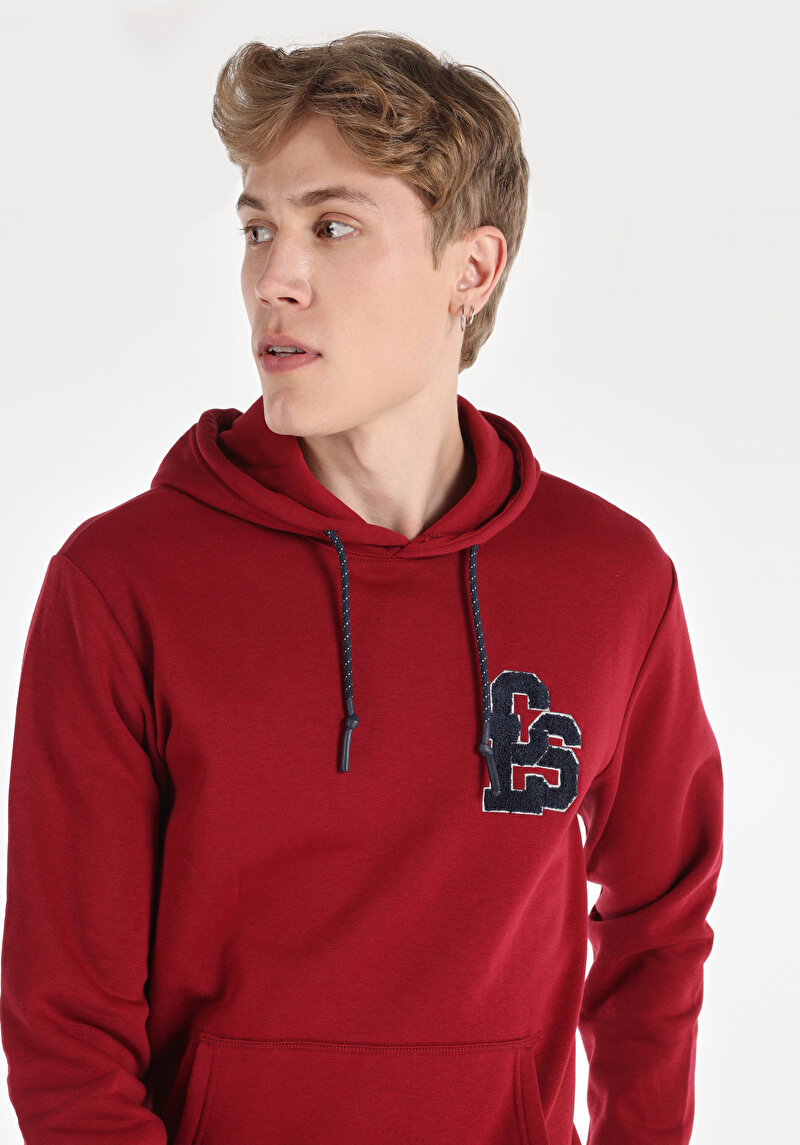Regular Fit   Erkek Kirmizi Sweatshirt