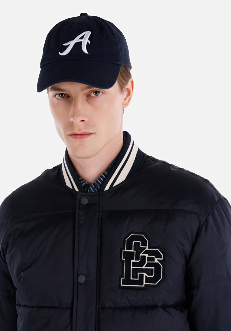 Regular Fit     Erkek Lacivert Mont