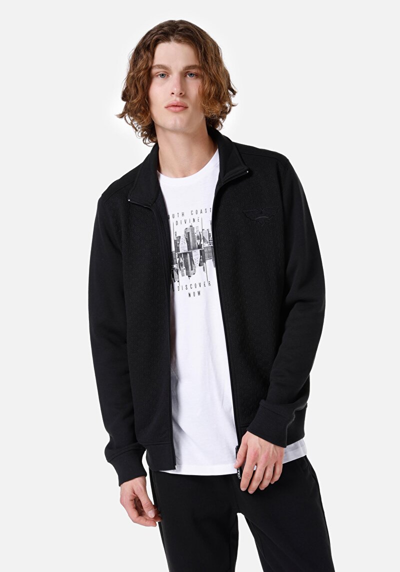 Slim Fit Erkek Siyah Ceket