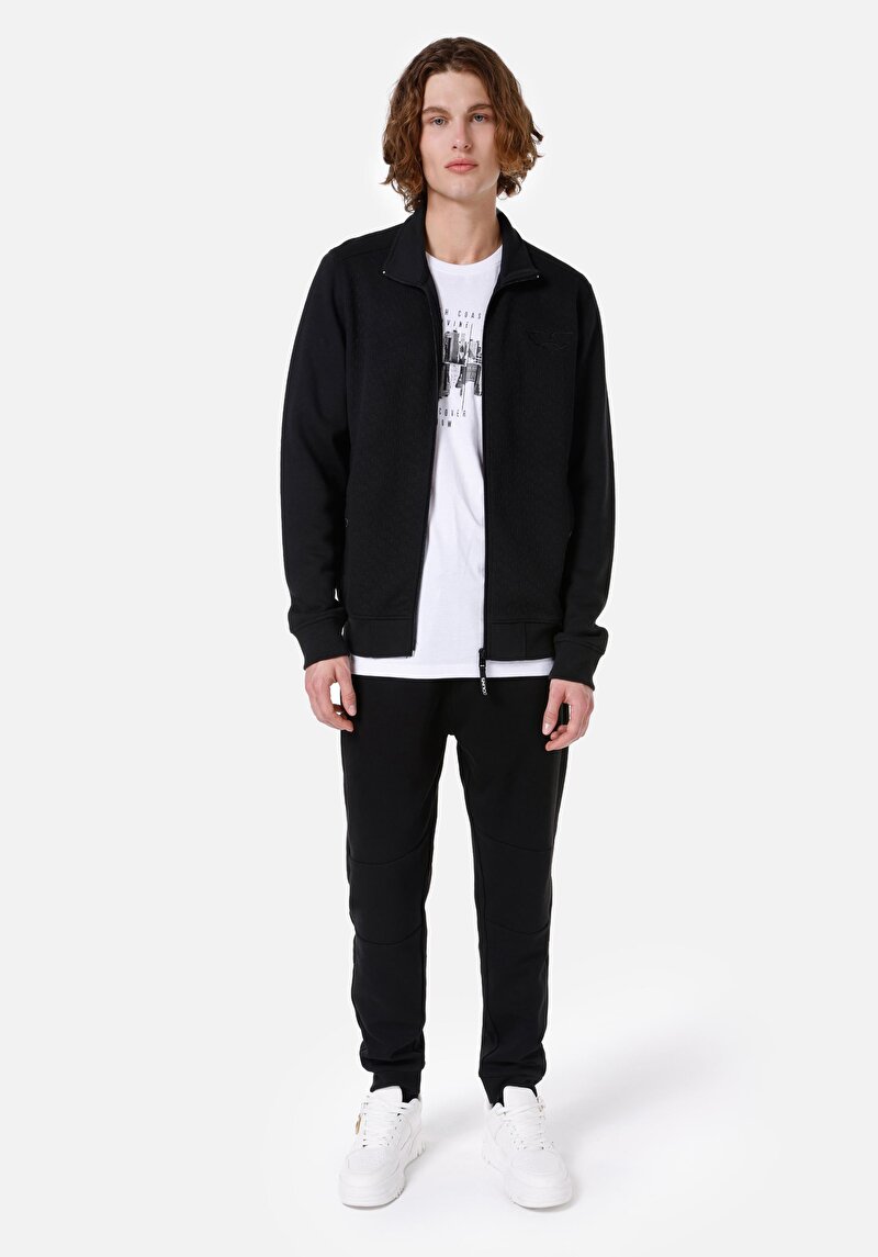 Slim Fit Erkek Siyah Ceket