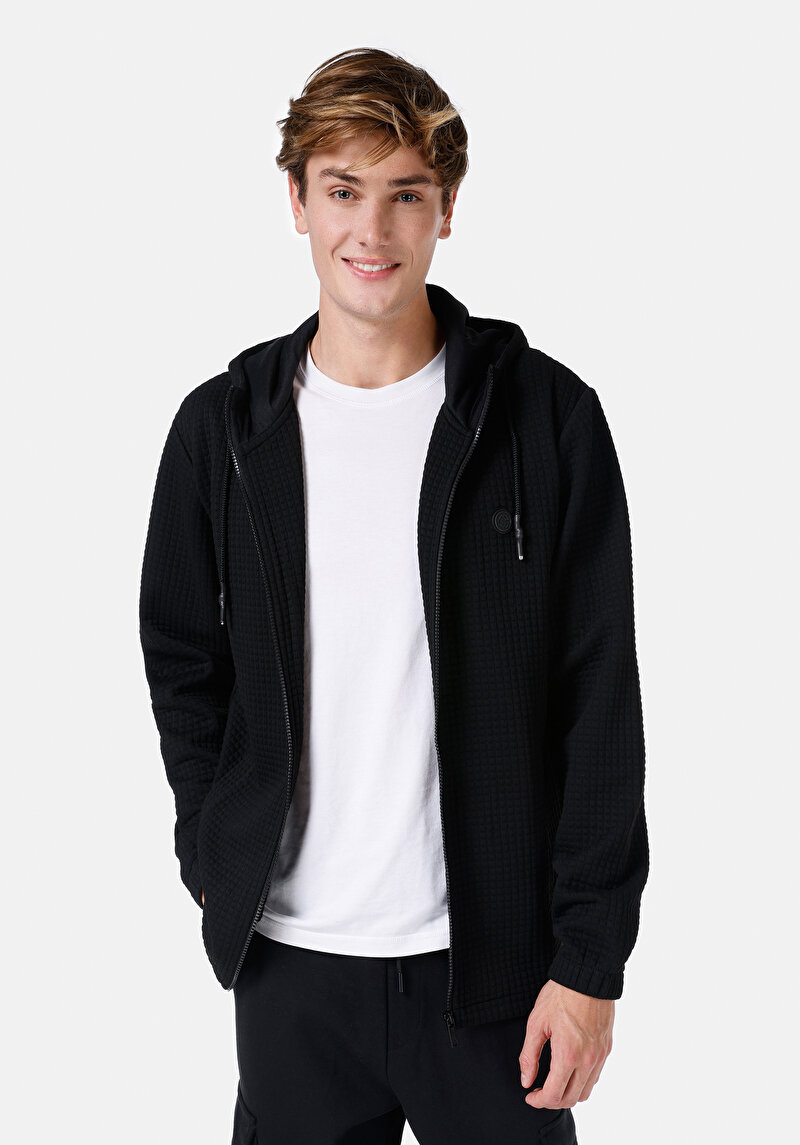 Regular Fit Erkek Siyah Ceket