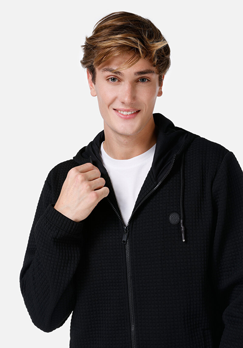 Regular Fit Erkek Siyah Ceket