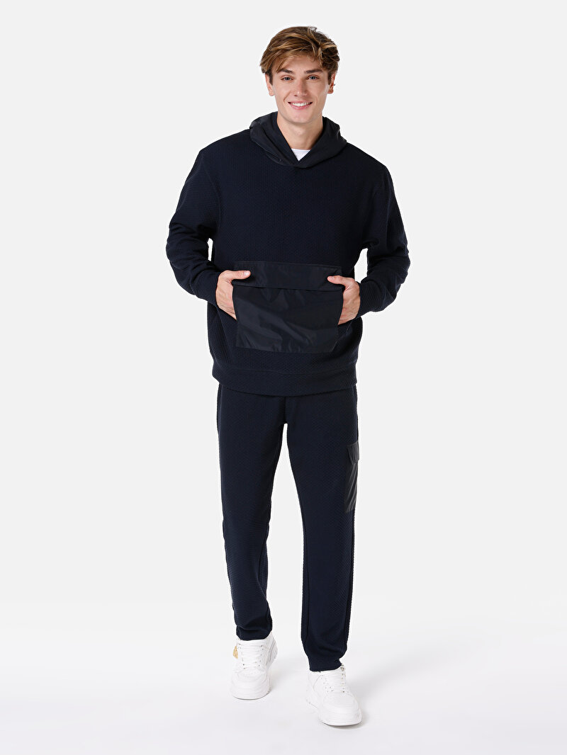 Regular Fit Erkek Lacivert Sweatshirt