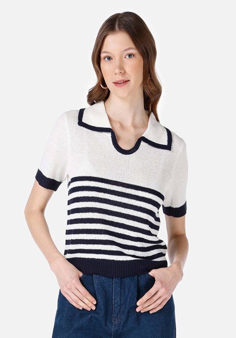 Regular Fit Kadın Lacivert Kazak