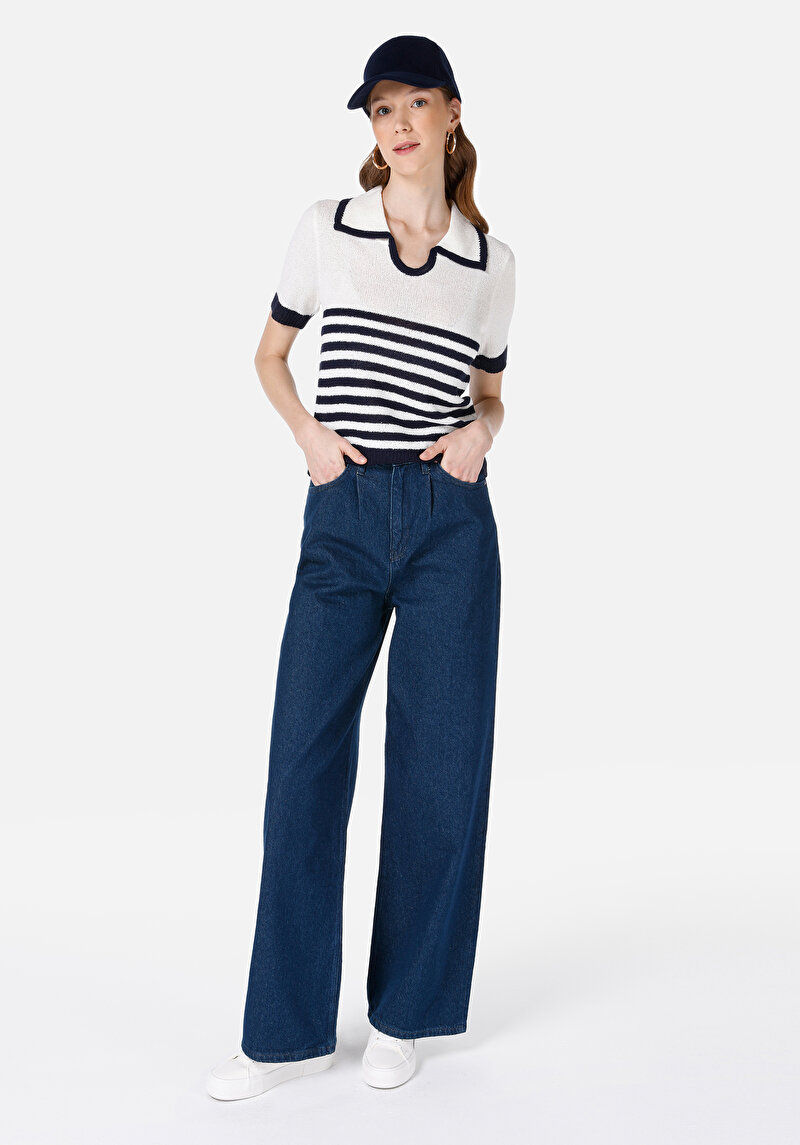 Regular Fit Kadın Lacivert Kazak