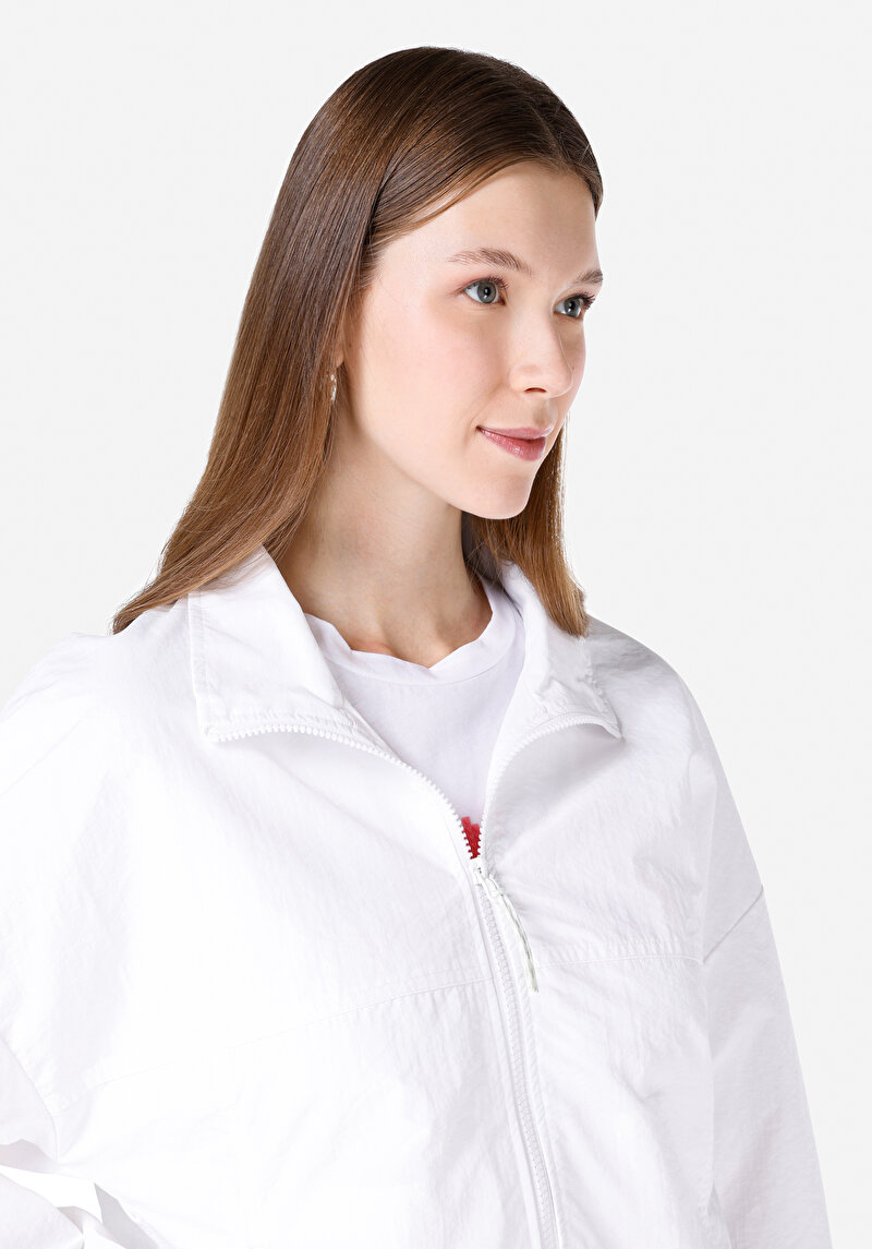 Regular Fit     Kadın Beyaz Mont Cl1068163