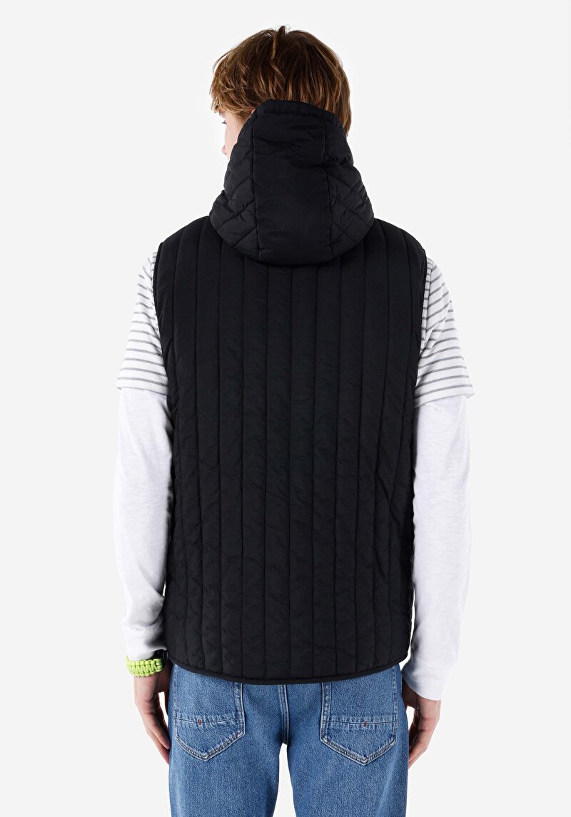 Regular Fit Erkek Siyah Yelek