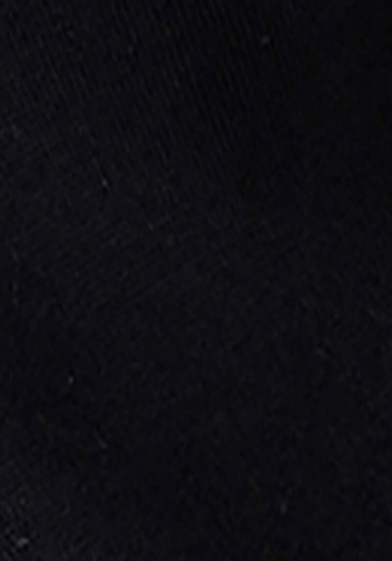 Regular Fit Shirt Neck Düz Kadın Siyah Roll-Up Gömlek