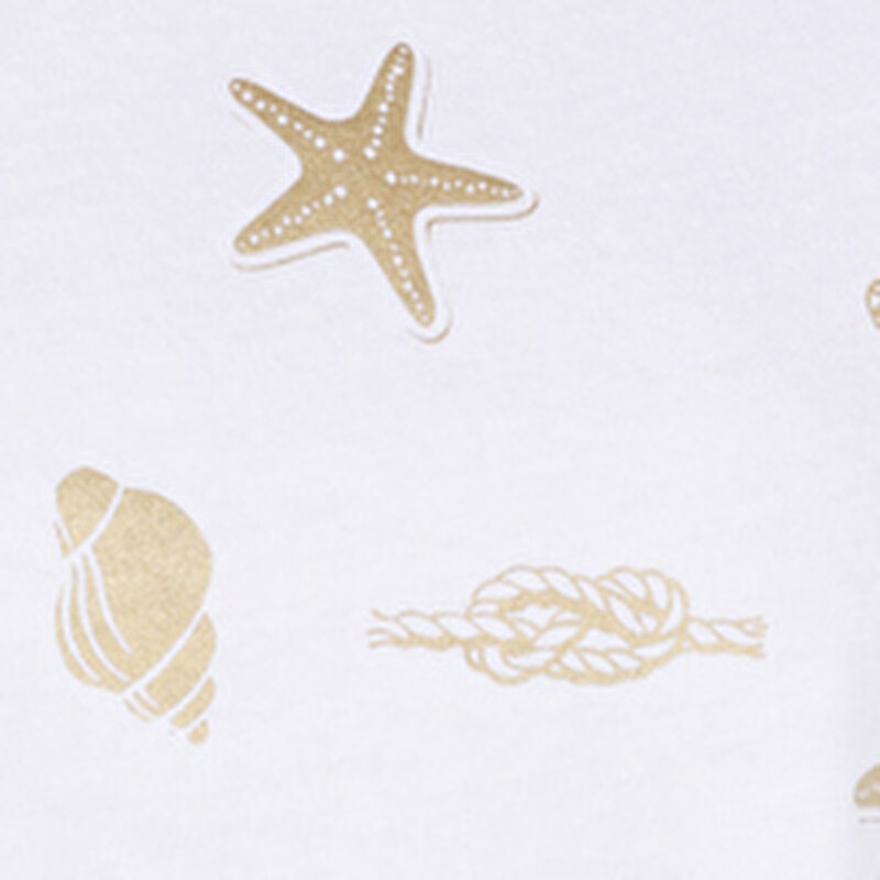 Regular Fit Yuvarlak Yaka Baskılı Kadın Beyaz Kısa Kol Tişört