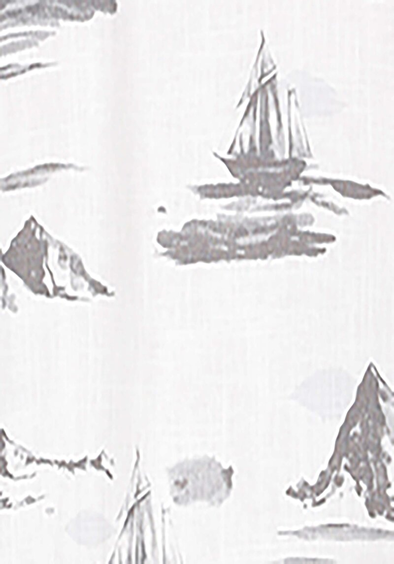 Regular Fit Shirt Neck Baskılı Erkek Beyaz Kısa Kol Gömlek