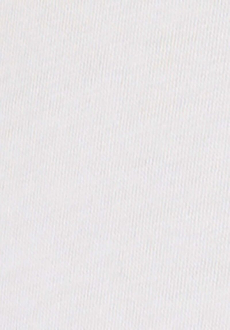 Regular Fit Yuvarlak Yaka Düz Erkek Beyaz Kısa Kol Örme Cepsiz Tişört