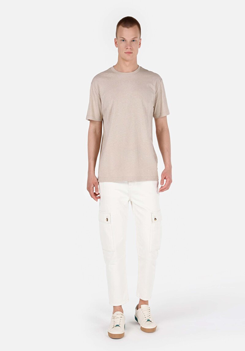 Cargo Fit Erkek Natural Jean Pantolon