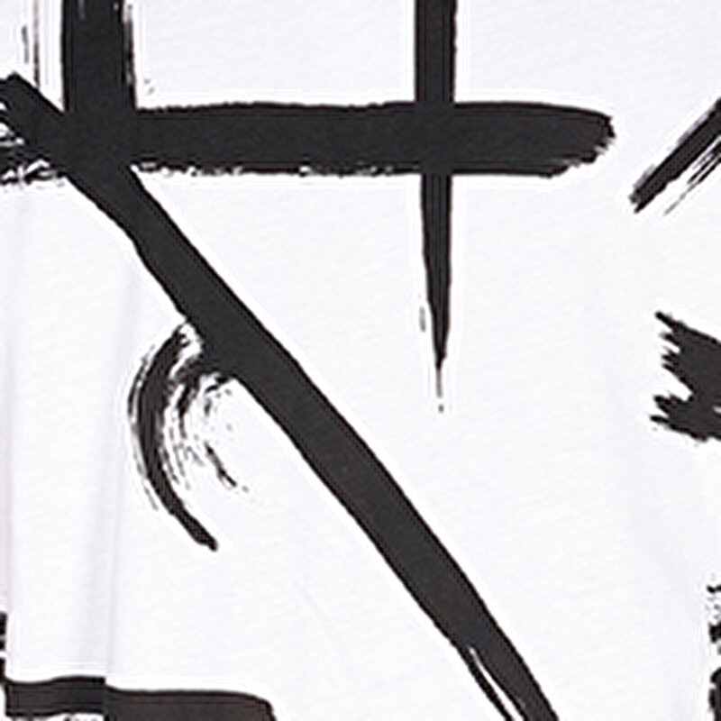 Regular Fit Yuvarlak Yaka  Erkek Beyaz Kısa Kol Tişört