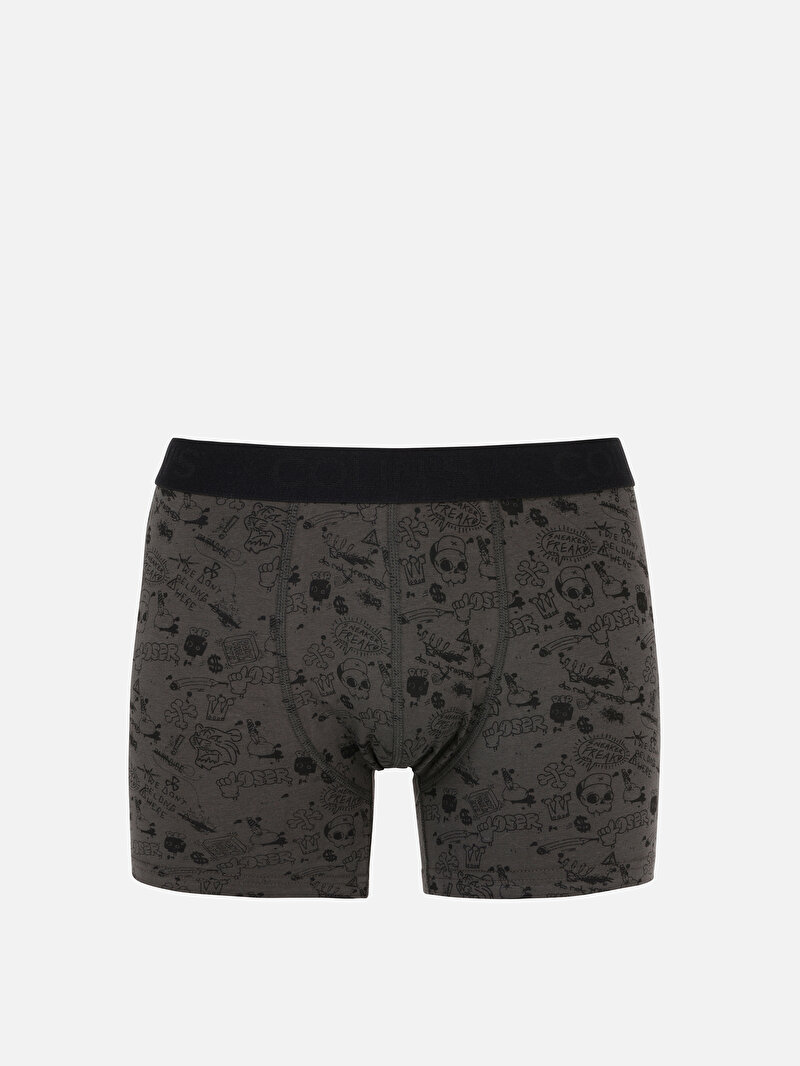 Modern Fit  Erkek Antrasit Boxer